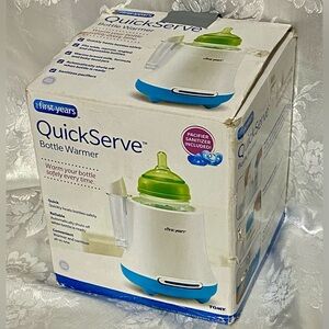 The First Years QuickServe Bottle Warmer w/ Pacifier Sanitizer